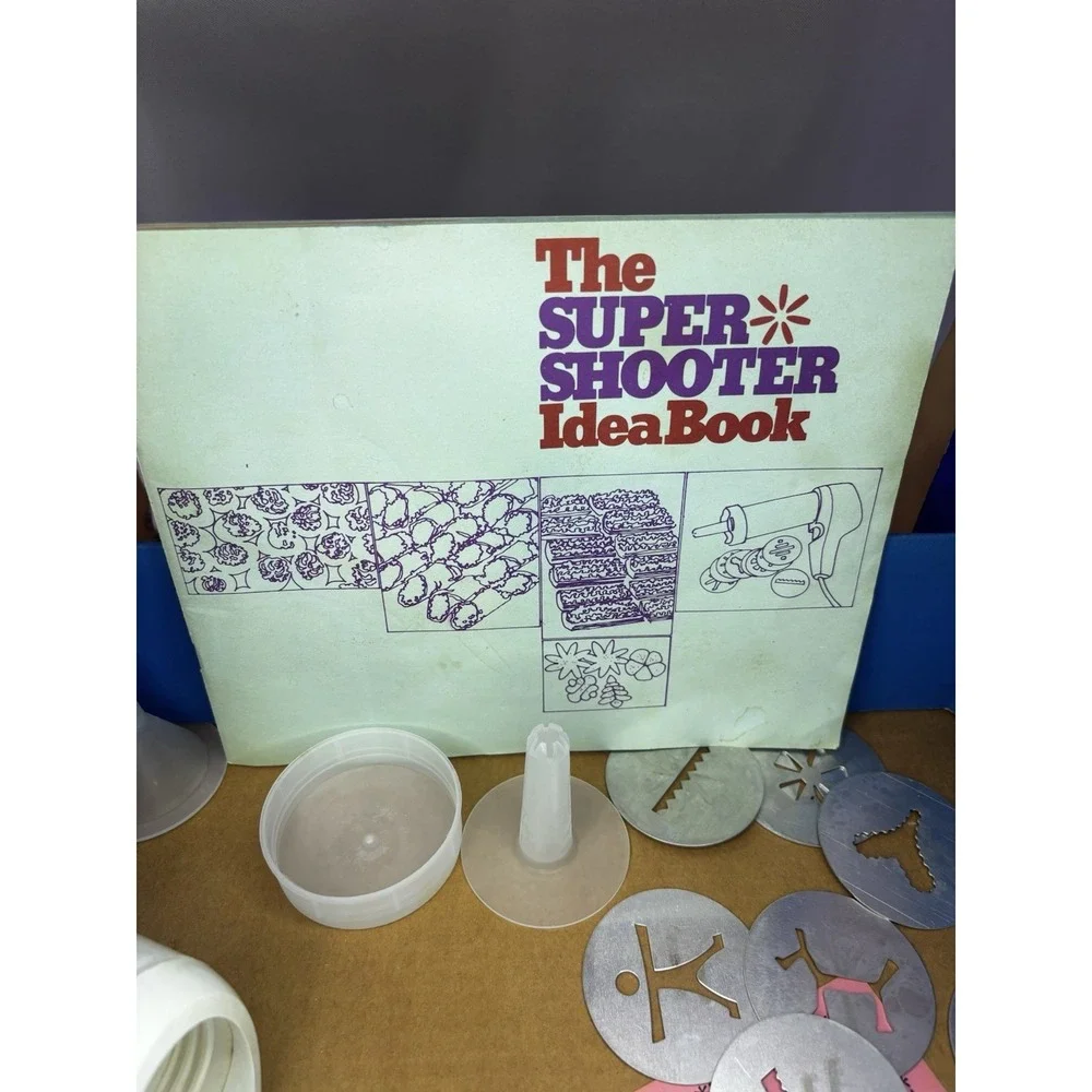 Wear-ever Double Barrel Super Shooter Cookie/candy Maker Press Vintage Complete